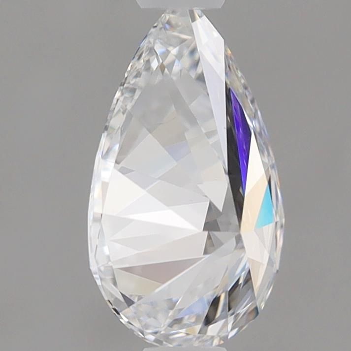 0.54 Carat Pear Lab Diamond & 0.56 Carat Pear Lab Diamond with  Cut Diamond in 14KT  view 1
