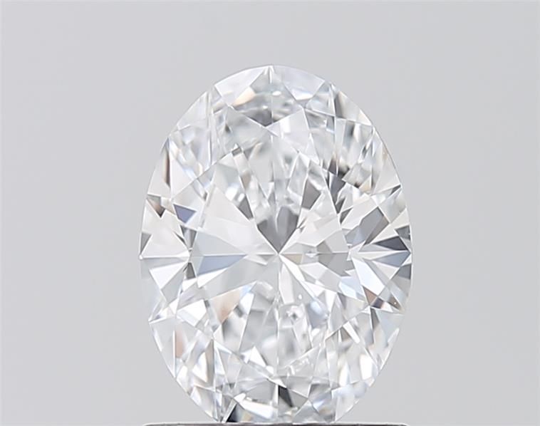 1.15 Carat Oval Lab Diamond with  Cut Diamond in 14KT  view 1
