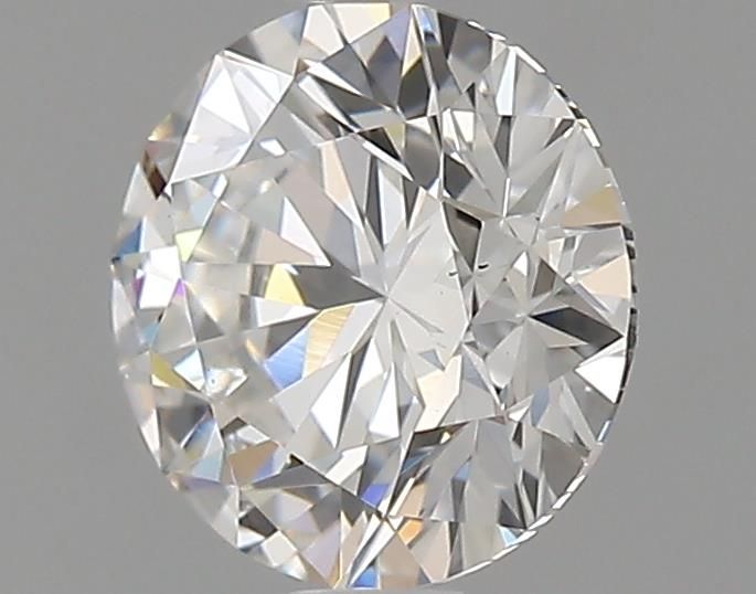 1.02 Carat Round Lab Diamond with  Cut Diamond in 14KT  view 1
