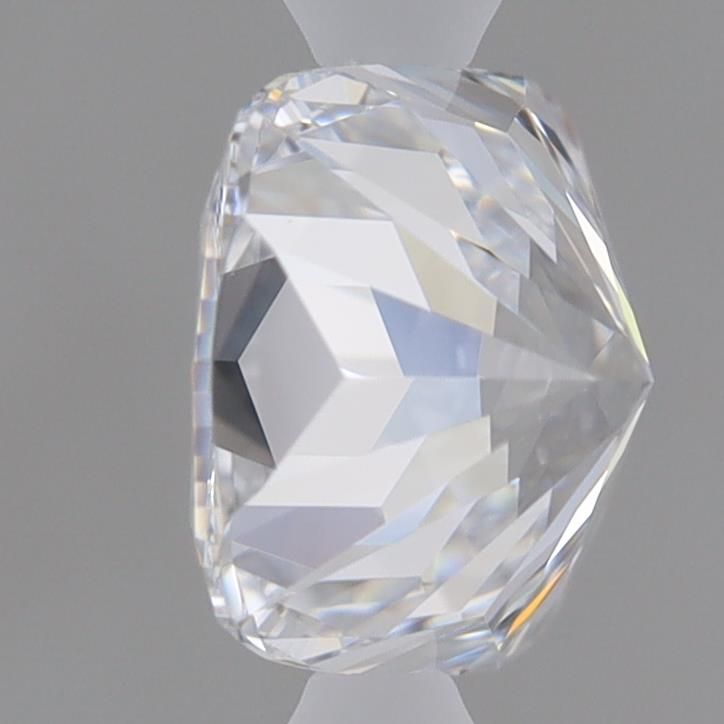 1.0 Carat Cushion Lab Diamond with  Cut Diamond in 14KT  view 1
