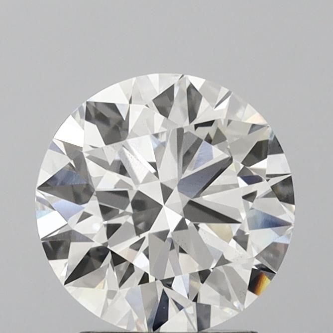 2.32 Carat Round Lab Diamond with  Cut Diamond in 14KT  view 1
