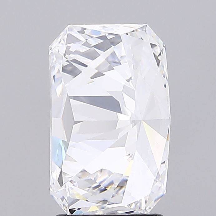 3.09 Carat Radiant Lab Diamond with  Cut Diamond in 14KT  view 1
