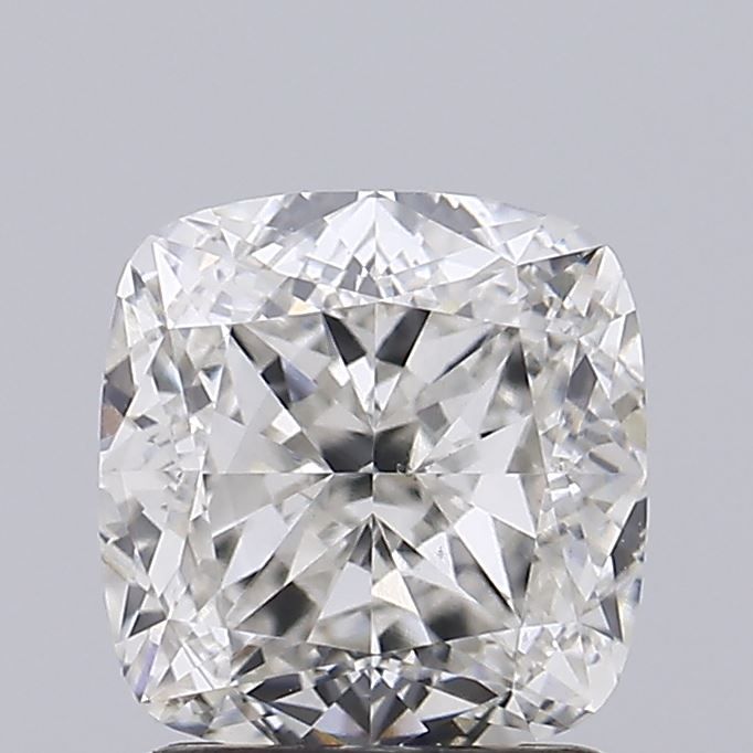2.09 Carat Cushion Lab Diamond with  Cut Diamond in 14KT  view 1
