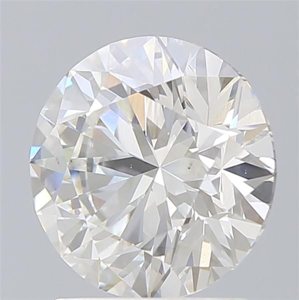 2.1 Carat Round Lab Diamond with  Cut Diamond in 14KT  view 1
