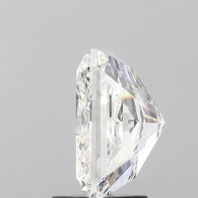 4.03 Carat Radiant Lab Diamond with  Cut Diamond in 14KT  view 1
