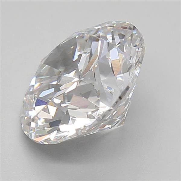2.78 Carat Round Lab Diamond with  Cut Diamond in 14KT  view 1
