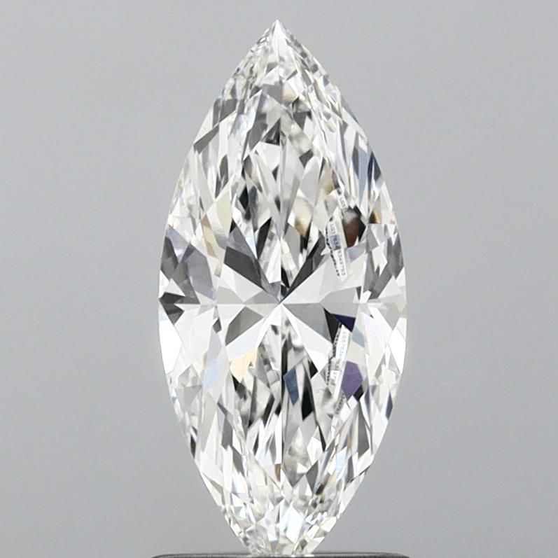 1.11 Carat Marquise Lab Diamond with  Cut Diamond in 14KT  view 1
