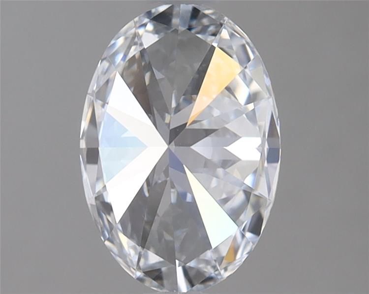 1.31 Carat Oval Lab Diamond with  Cut Diamond in 14KT  view 1
