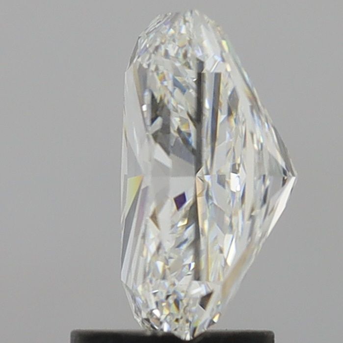 3.13 Carat Radiant Lab Diamond with  Cut Diamond in 14KT  view 1

