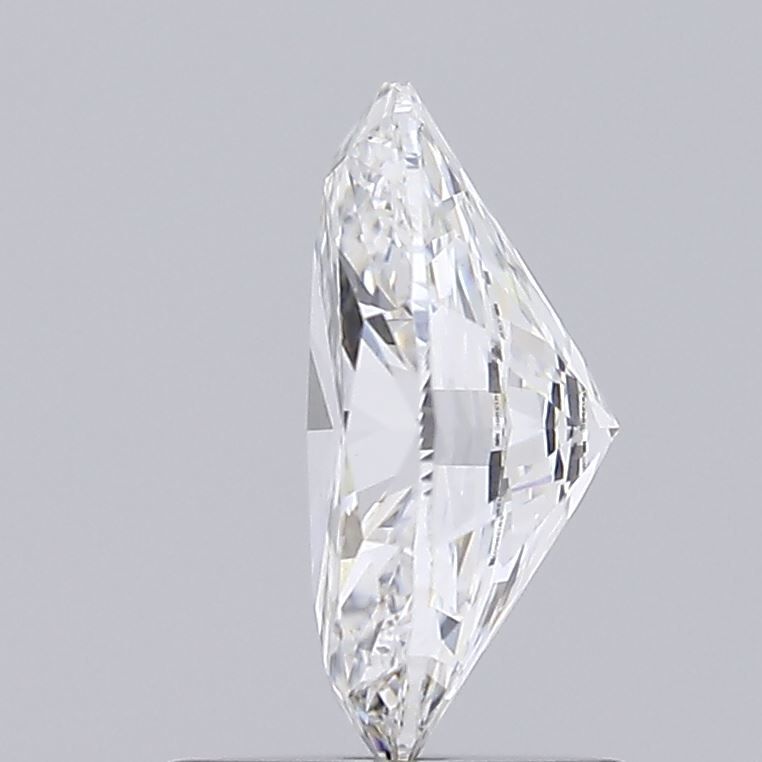1.26 Carat Oval Lab Diamond with  Cut Diamond in 14KT  view 1

