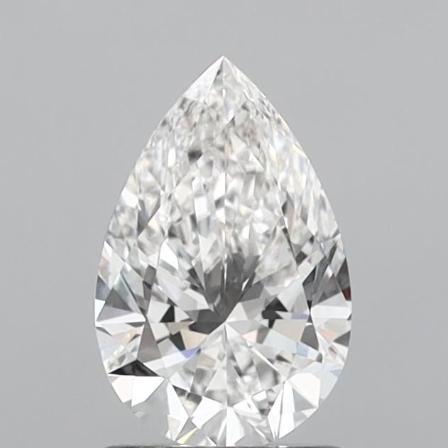 1.0 Carat Pear Lab Diamond with  Cut Diamond in 14KT  view 1
