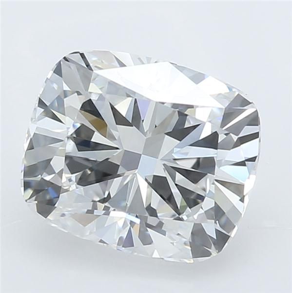 1.33 Carat Cushion Lab Diamond with  Cut Diamond in 14KT  view 1
