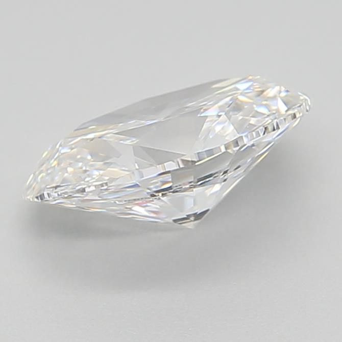 1.0 Carat Oval Lab Diamond with  Cut Diamond in 14KT  view 1
