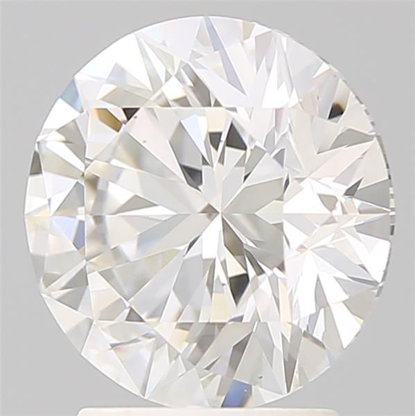 2.75 Carat Round Lab Diamond with  Cut Diamond in 14KT  view 1
