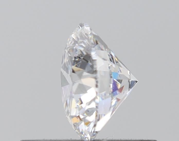 0.53 Carat Round Lab Diamond with  Cut Diamond in 14KT  view 1
