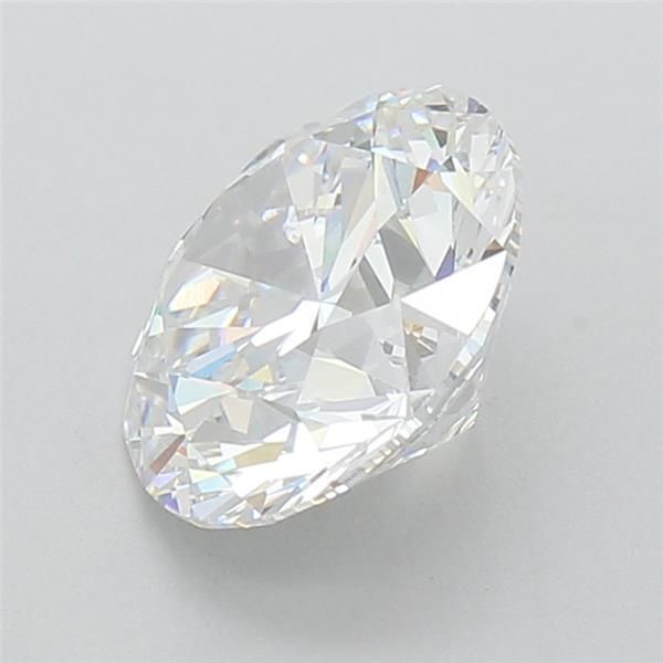 4.01 Carat Round Lab Diamond with  Cut Diamond in 14KT  view 1
