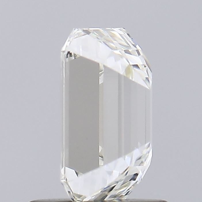 1.05 Carat Emerald Lab Diamond with  Cut Diamond in 14KT  view 1
