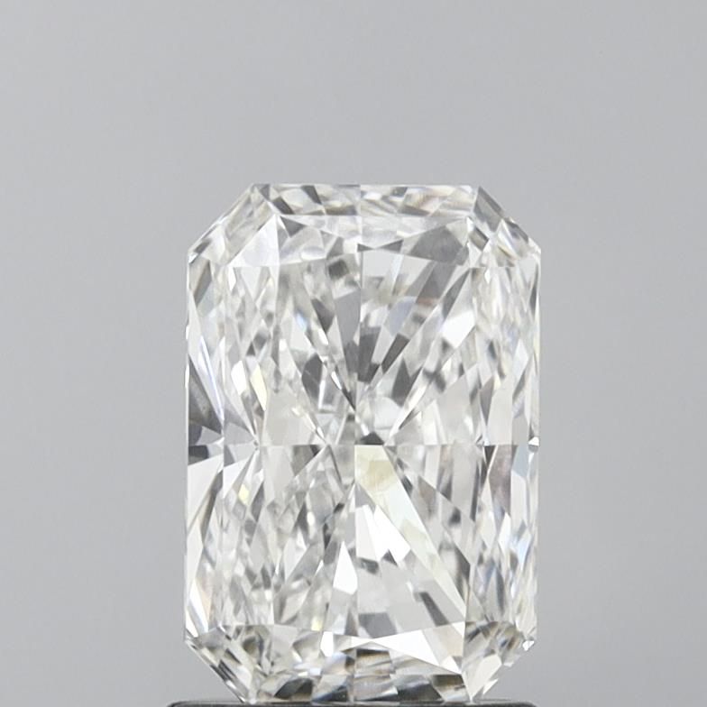 1.25 Carat Radiant Lab Diamond with  Cut Diamond in 14KT  view 1
