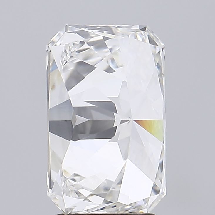 3.38 Carat Radiant Lab Diamond with  Cut Diamond in 14KT  view 1
