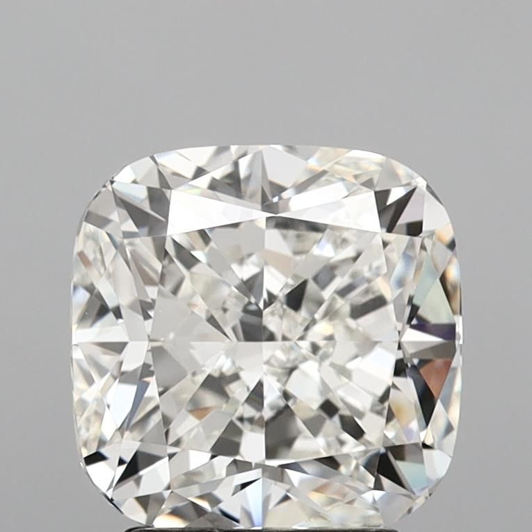 4.1 Carat Cushion Lab Diamond with  Cut Diamond in 14KT  view 1
