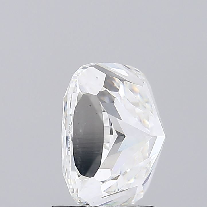 3.04 Carat Cushion Lab Diamond with  Cut Diamond in 14KT  view 1
