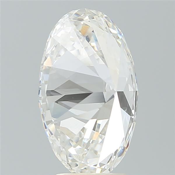 4.16 Carat Oval Lab Diamond with  Cut Diamond in 14KT  view 1
