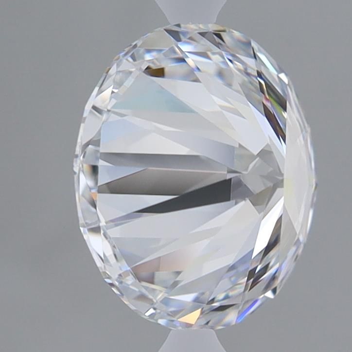 2.44 Carat Round Lab Diamond with  Cut Diamond in 14KT  view 1
