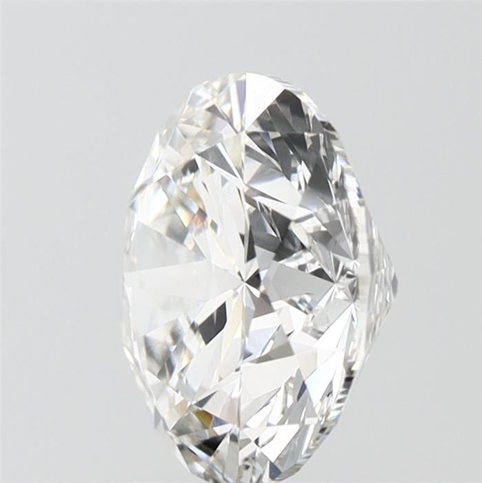 3.91 Carat Round Lab Diamond with  Cut Diamond in 14KT  view 1
