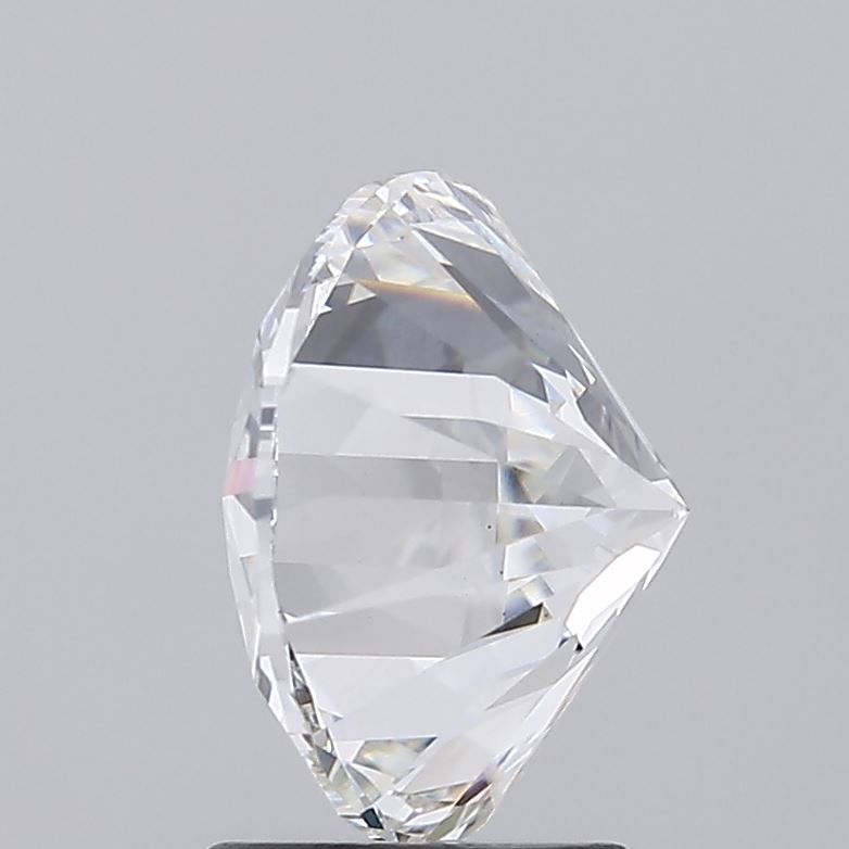 3.49 Carat Round Lab Diamond with  Cut Diamond in 14KT  view 1

