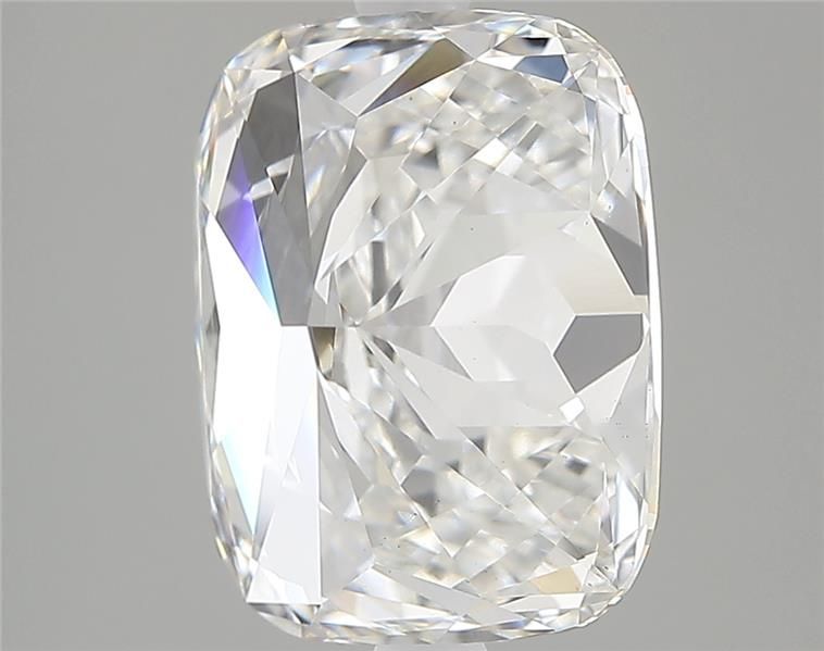 4.0 Carat Cushion Lab Diamond with  Cut Diamond in 14KT  view 1
