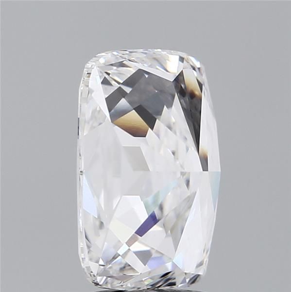 4.04 Carat Cushion Lab Diamond with  Cut Diamond in 14KT  view 1
