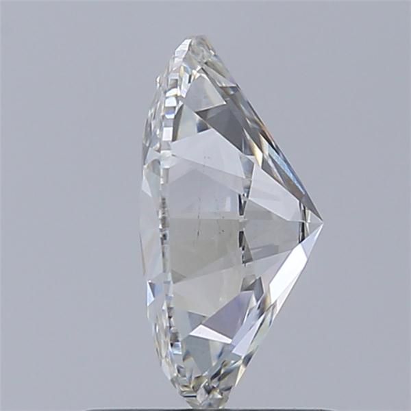1.02 Carat Oval Lab Diamond with  Cut Diamond in 14KT  view 1
