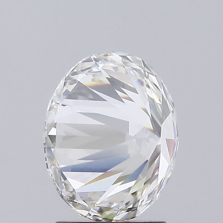 2.62 Carat Round Lab Diamond with  Cut Diamond in 14KT  view 1
