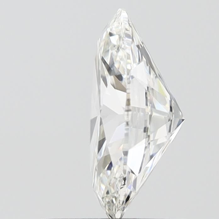 1.09 Carat Oval Lab Diamond with  Cut Diamond in 14KT  view 1
