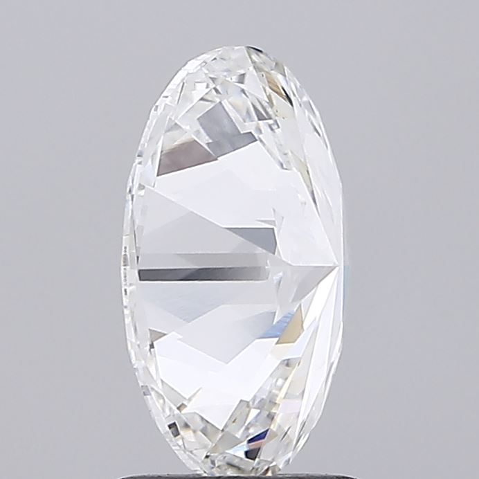1.81 Carat Oval Lab Diamond with  Cut Diamond in 14KT  view 1
