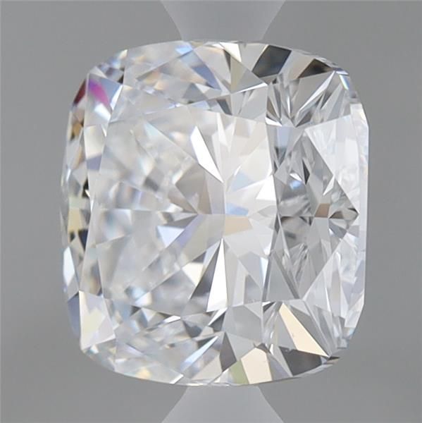 1.45 Carat Cushion Lab Diamond with  Cut Diamond in 14KT  view 1
