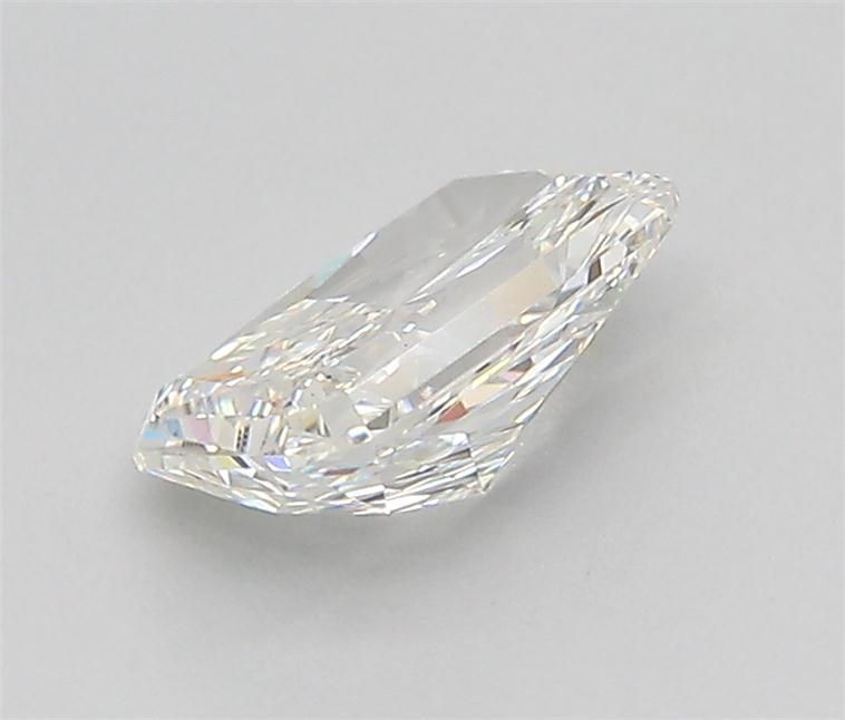 1.02 Carat Radiant Lab Diamond with  Cut Diamond in 14KT  view 1
