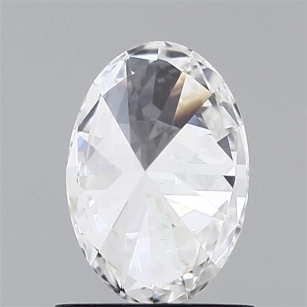 0.9 Carat Oval Lab Diamond with  Cut Diamond in 14KT  view 1
