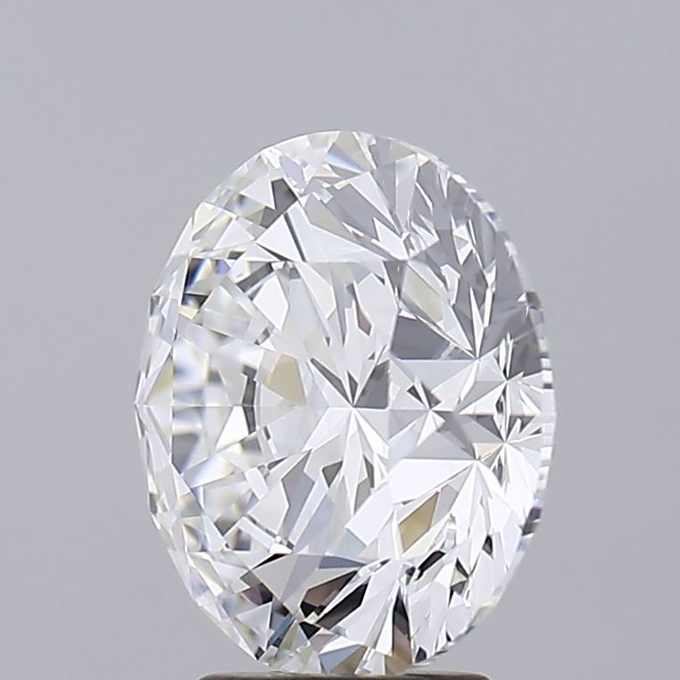 5.33 Carat Round Lab Diamond with  Cut Diamond in 14KT  view 1
