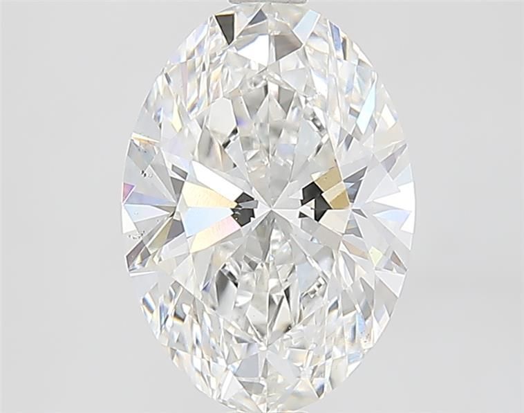 0.9 Carat Oval Lab Diamond with  Cut Diamond in 14KT  view 1
