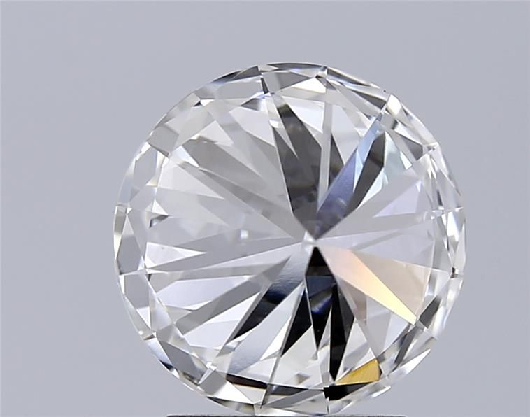 2.81 Carat Round Lab Diamond with  Cut Diamond in 14KT  view 1
