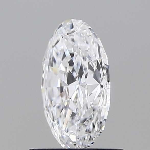 1.01 Carat Oval lab Diamond with  Cut Diamond in 14KT  view 1
