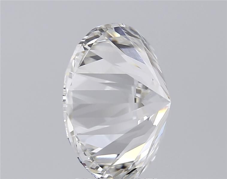 6.53 Carat Round Lab Diamond with  Cut Diamond in 14KT  view 1

