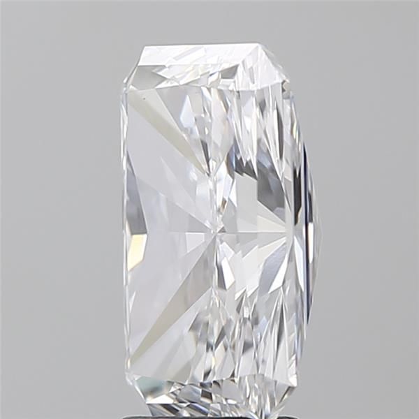 4.01 Carat Radiant Lab Diamond with  Cut Diamond in 14KT  view 1
