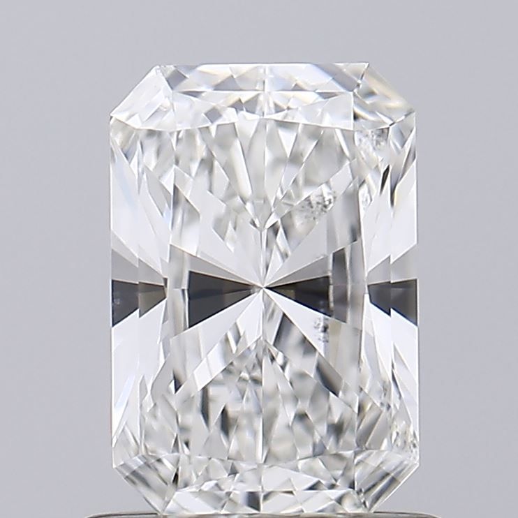 1.01 Carat Radiant Lab Diamond with  Cut Diamond in 14KT  view 1
