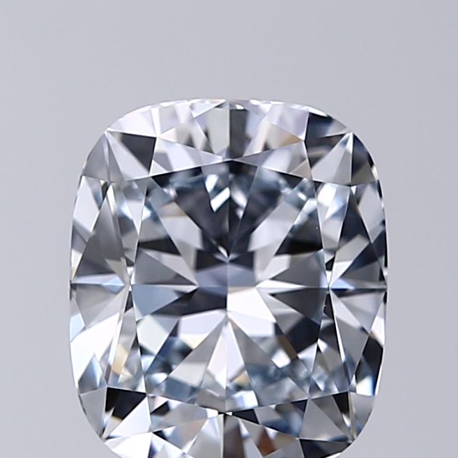 2.01 Carat Cushion Lab Diamond with  Cut Diamond in 14KT  view 1
