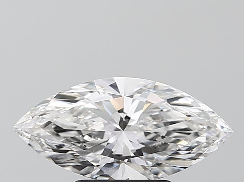 1.61 Carat Marquise Lab Diamond with  Cut Diamond in 14KT  view 1
