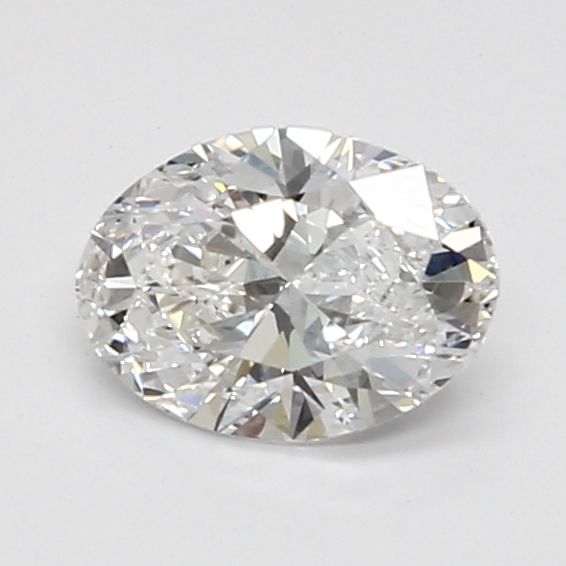0.89 Carat Oval Lab Diamond with  Cut Diamond in 14KT  view 1
