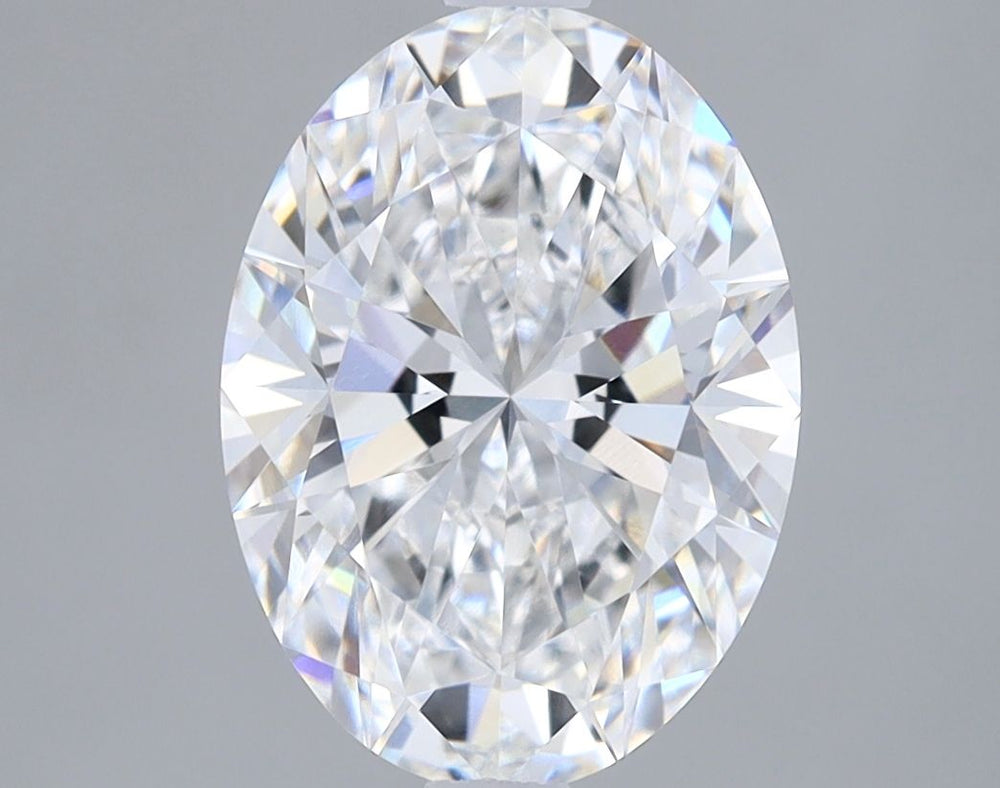 2.24 Carat Oval Lab Diamond with  Cut Diamond in 14KT  view 1
