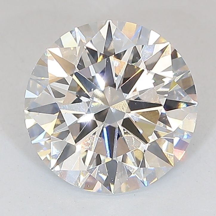 2.26 Carat Round Lab Diamond with  Cut Diamond in 14KT  view 1
